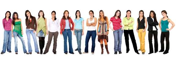 how many friends you have group of women
